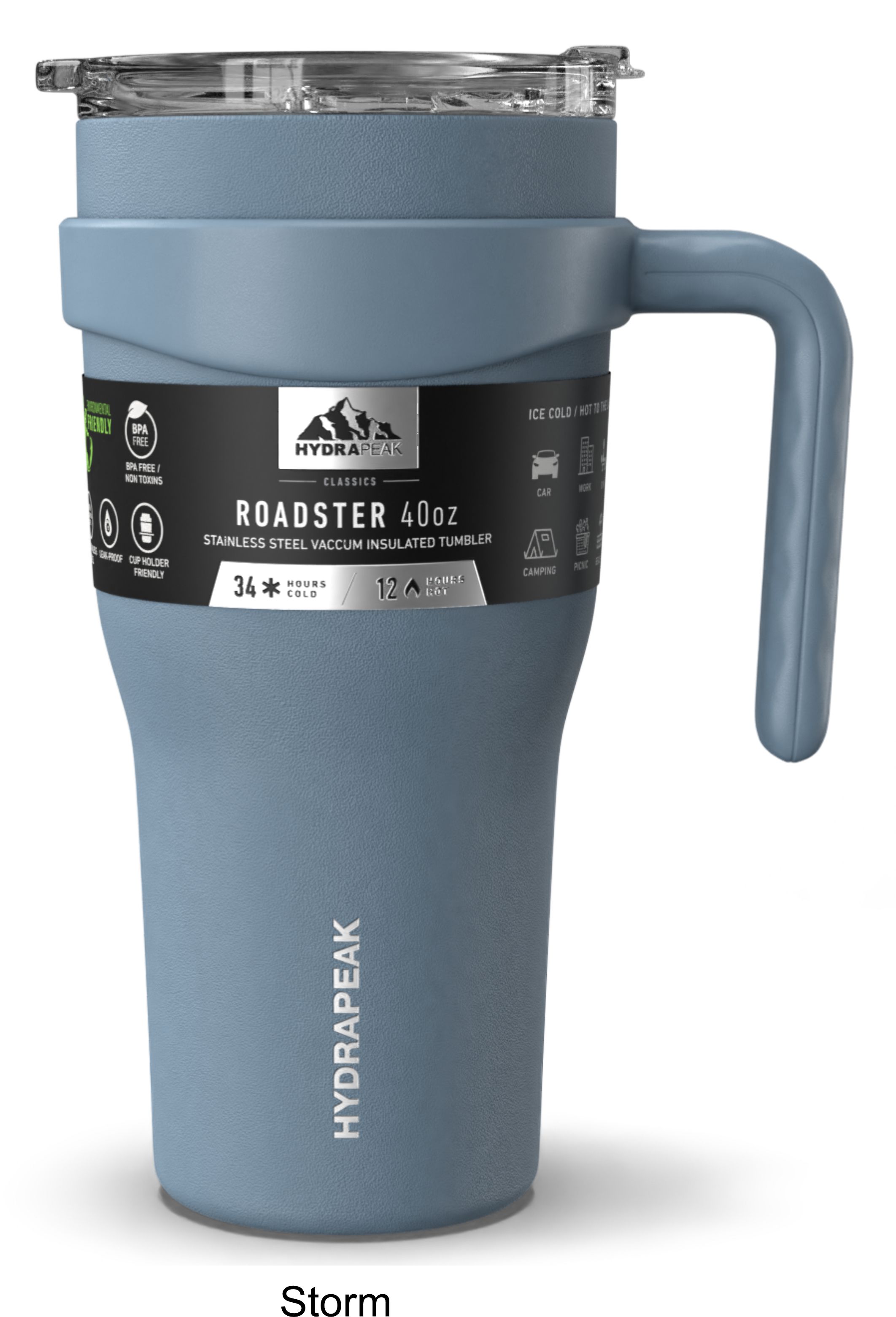 40 oz Hydrapeak Roadster Tumbler LIFETIME WARRANTY! 6