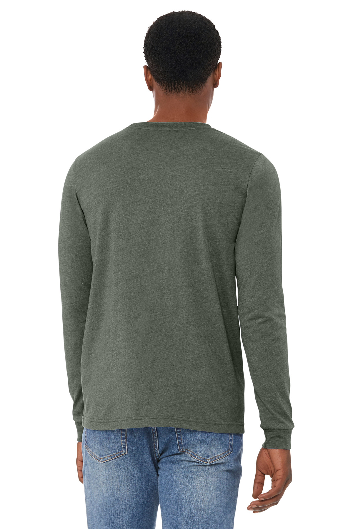 BELLA+CANVAS Unisex Heather CVC Long Sleeve Tee BC3501CVC 17