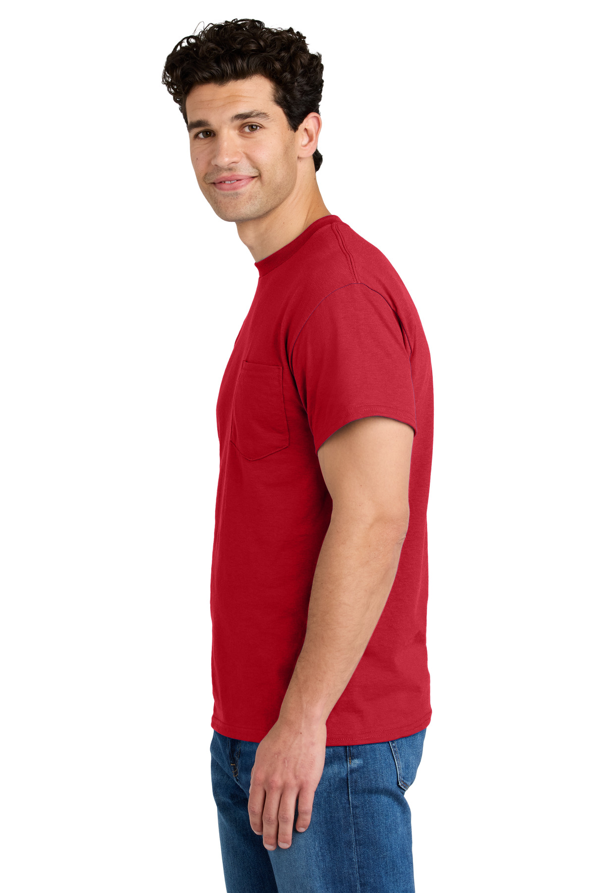 Gildan - DryBlend 50 Cotton/50 Poly Pocket T-Shirt. 8300 89