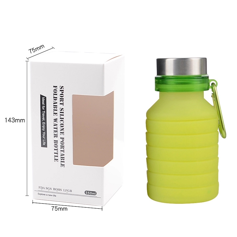 Collapsible Water Bottle,Reuseable BPA Free Silicone Jug 4