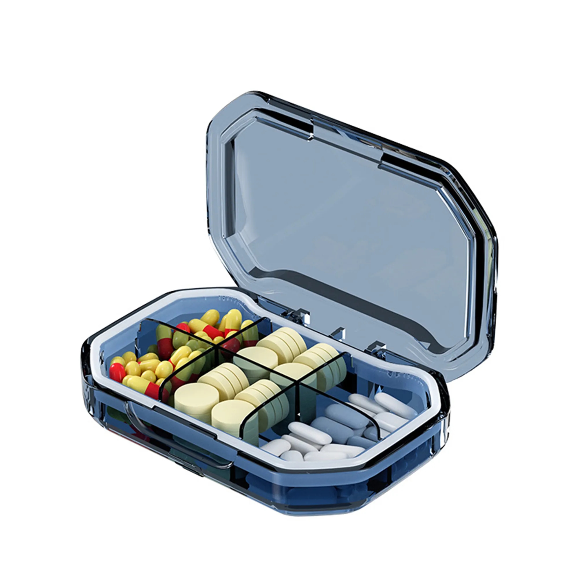 Portable Sealed Creative Pill Box with Silicone Seal 2