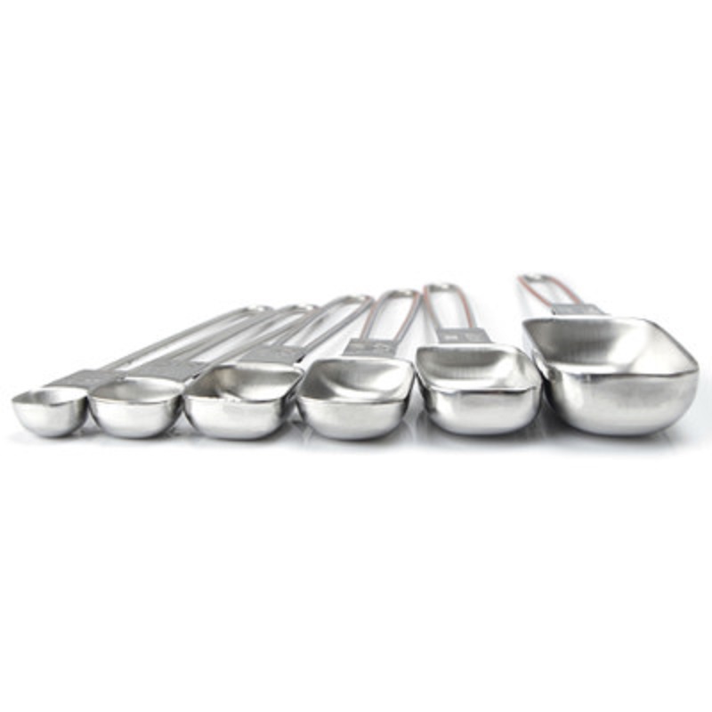 6pcs Square-head Measuring Spoons Set 4