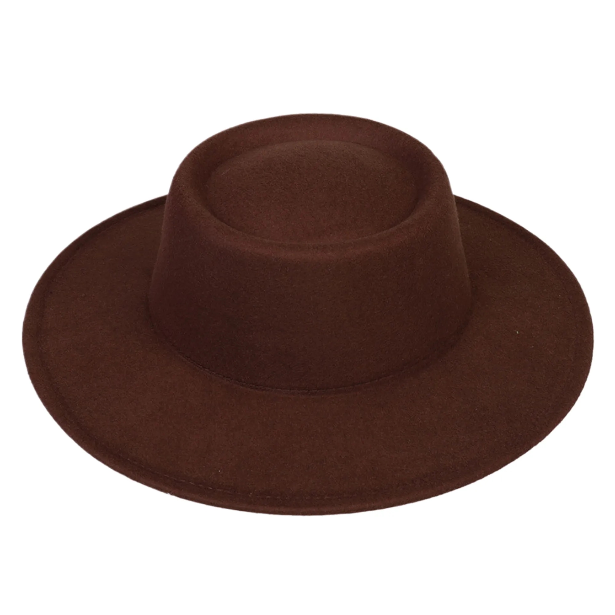 MOQ50 Wide Brim Vintage Fedora Hat 9