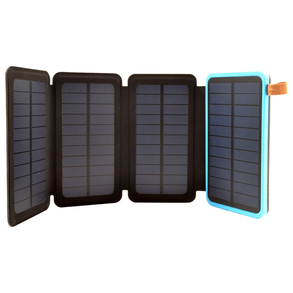 8000mAh 4 Solar Panel Power Bank W/Torch 33