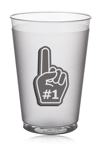 12 oz. Flex Frosted Plastic Stadium Cups 13