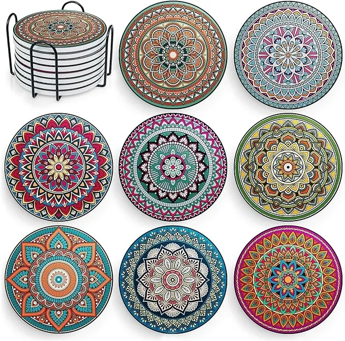 Absorbent Ceramic Coasters 1