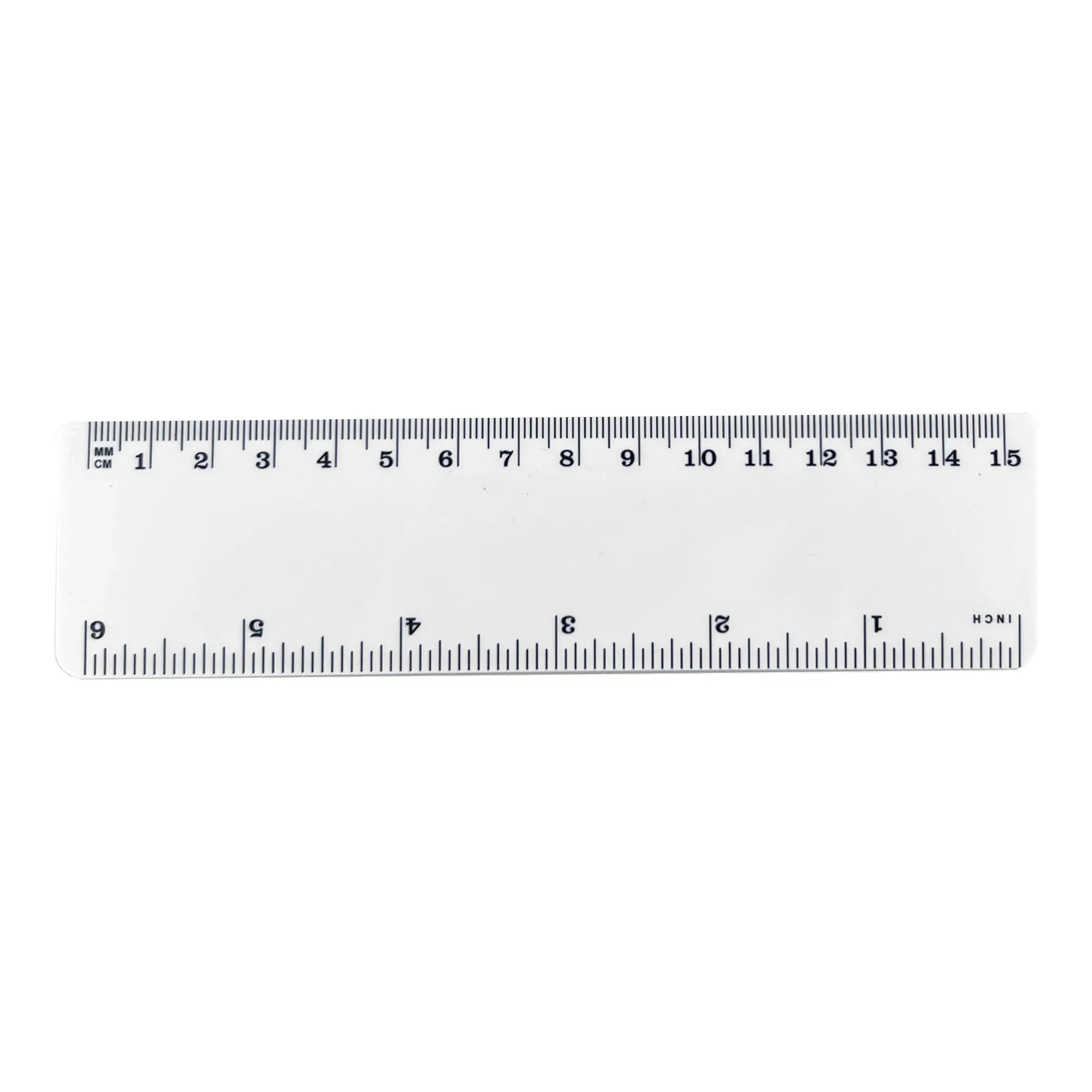 6 Inch Ruler 6" x 2" 6