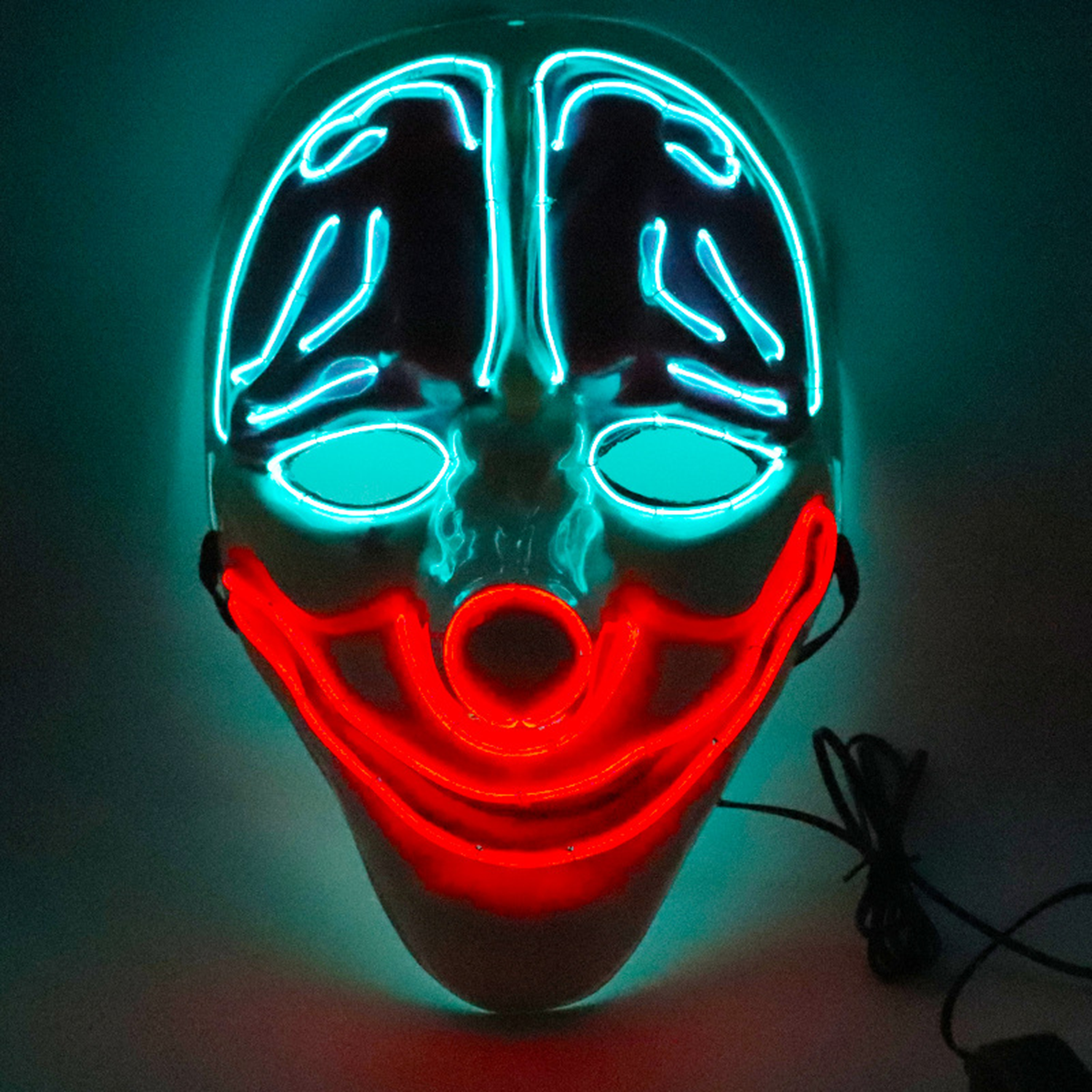 LED Light Up Party Smiley Mask 6
