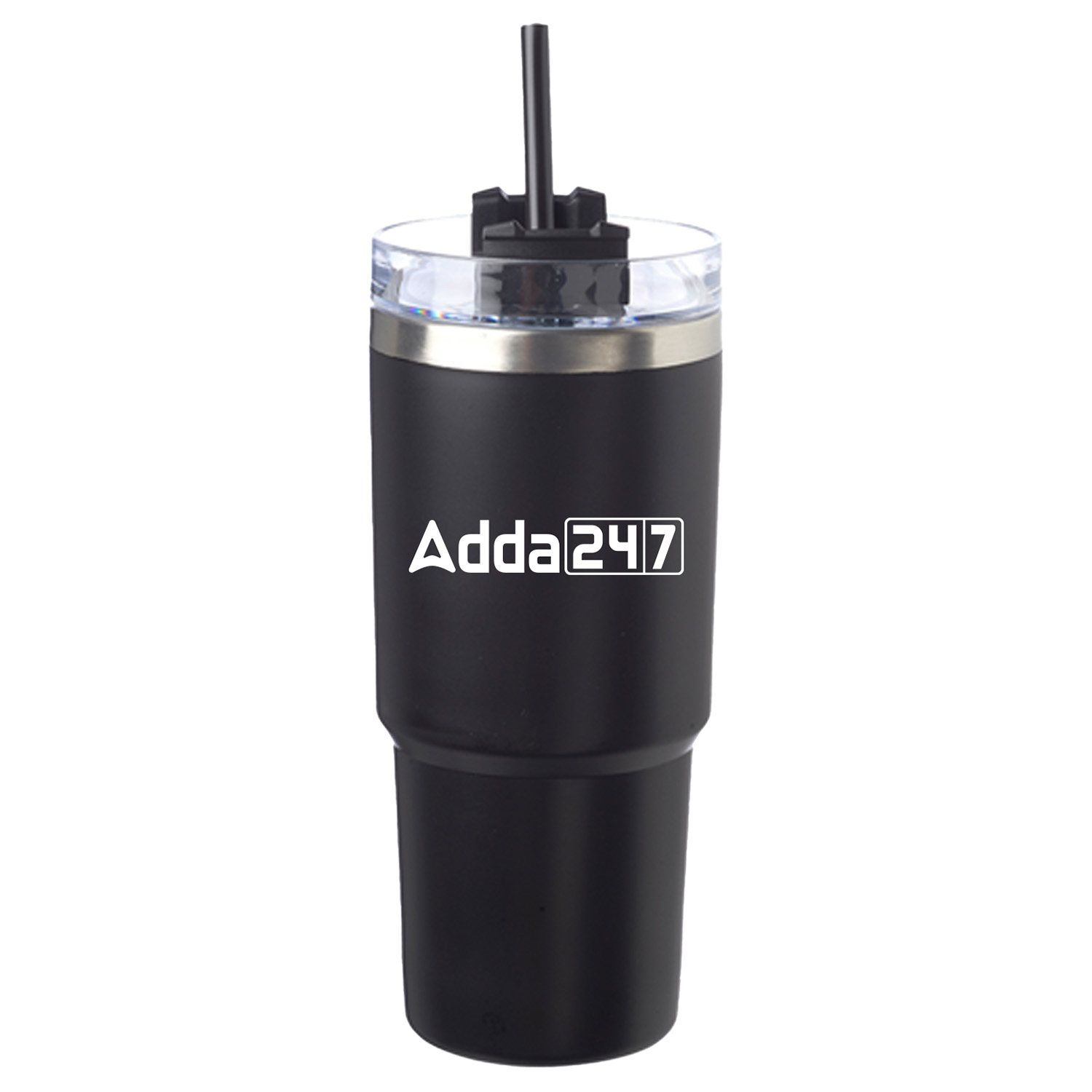 23 oz Matte Finish Travel Mugs with Straw 2