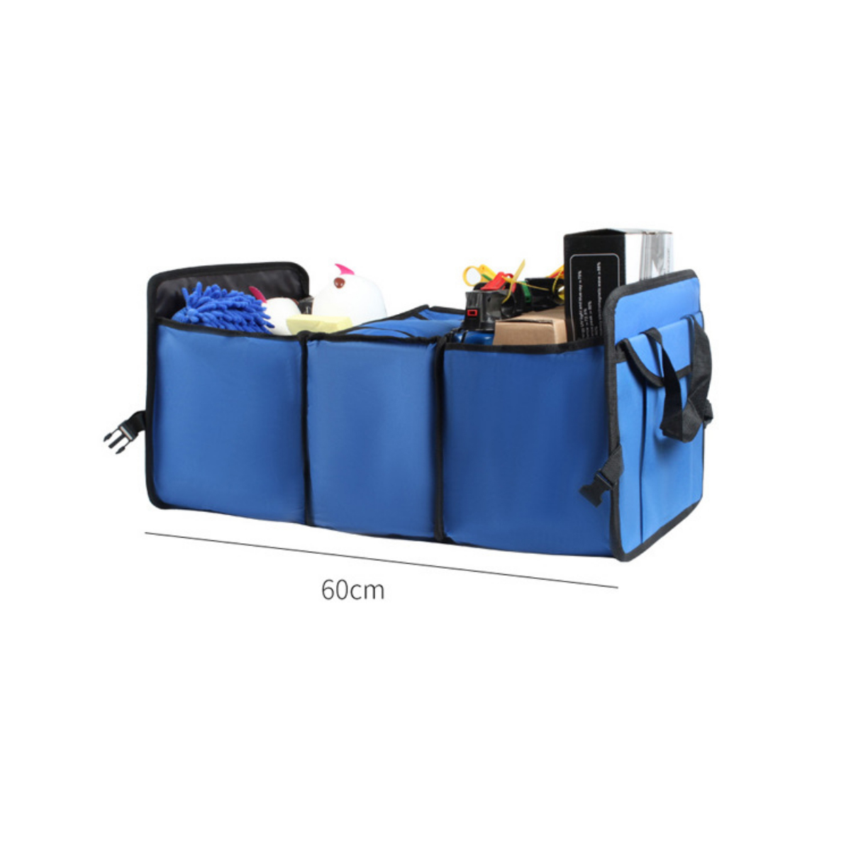 Folding Multi Compartment Car Trunk Organizer 1