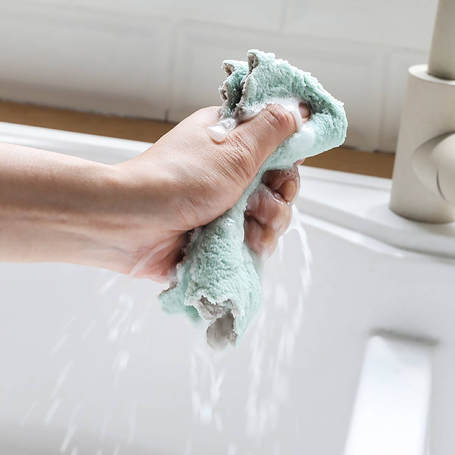 Double-Sided Cleaning Towel Lint-Free & Oil-Resistant 5