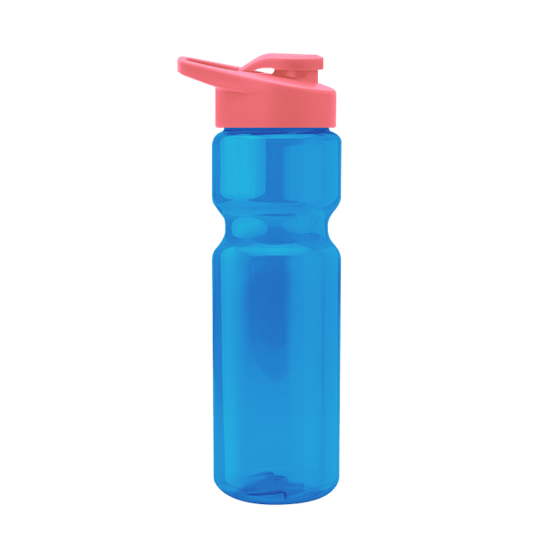 Blazer 28oz Transparent Bike Bottle w/Drink-thru Lid 1708