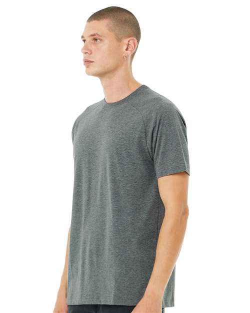 Men's Heather CVC Raglan Tee - 3201 36