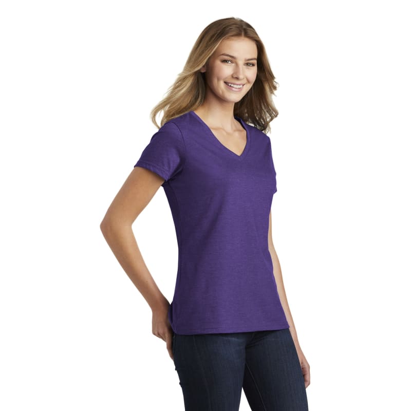 Port & Company Women's Fan Favorite Blend V-Neck Tee. 81