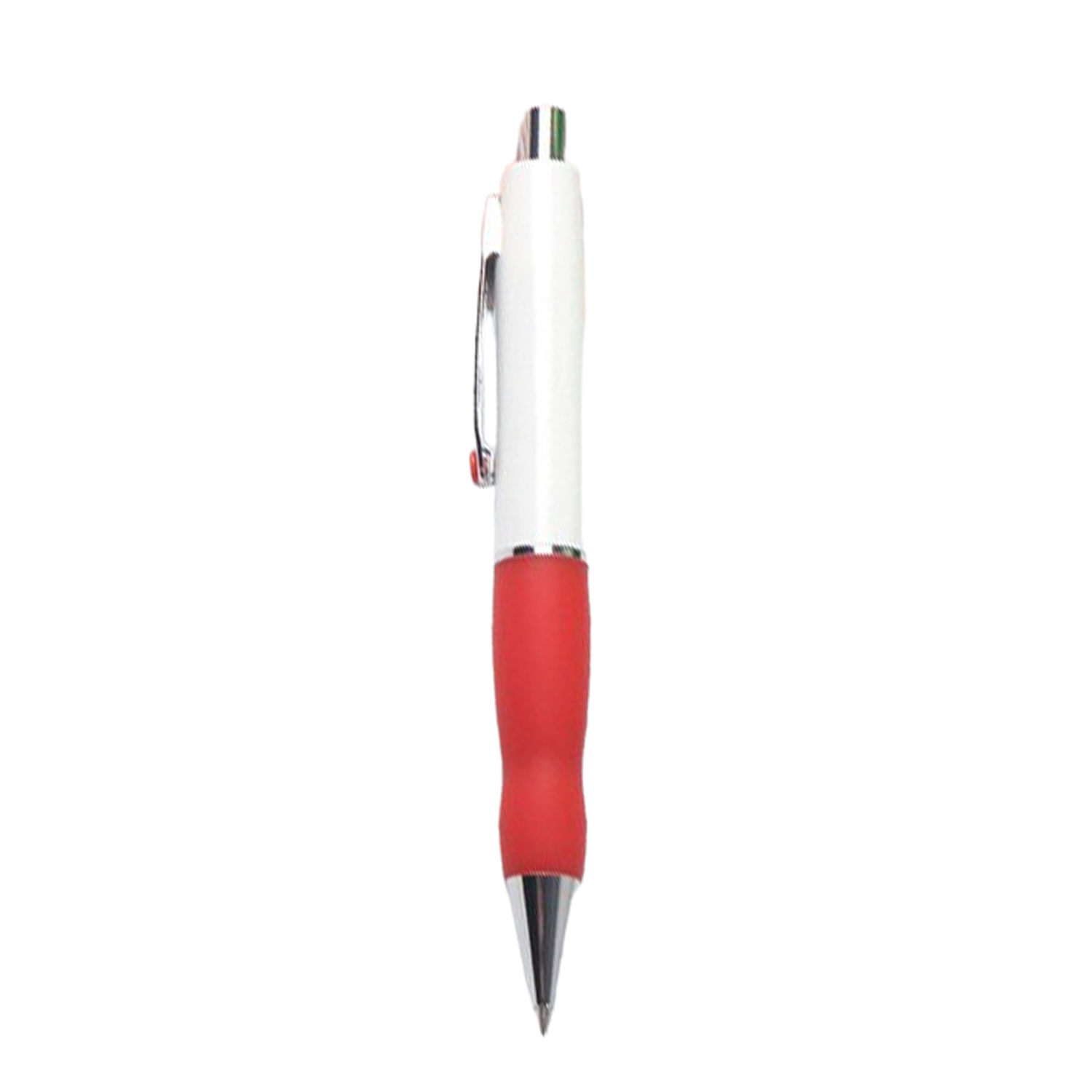 Retractable Rubber Grip Plastic Ballpoint Pen 3
