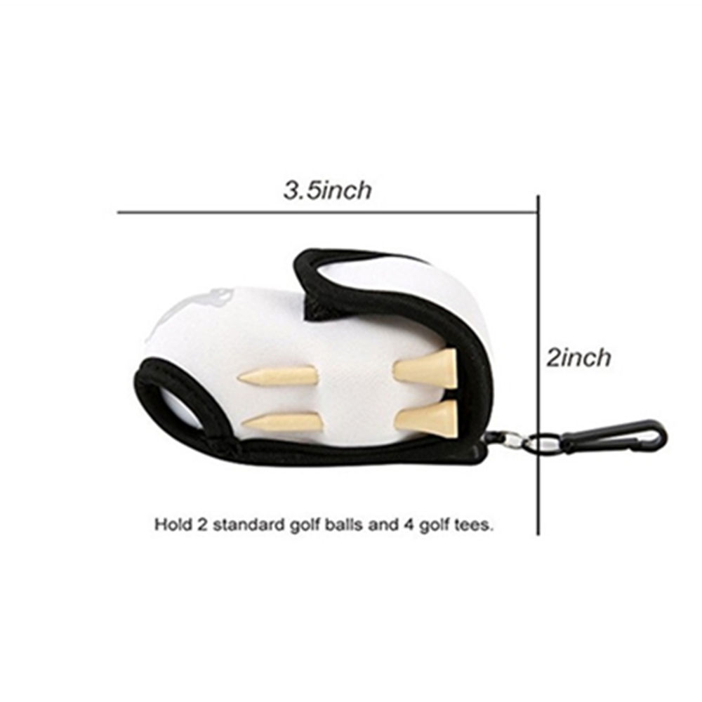 Mini Neoprene Golf Ball Holder Bag 5