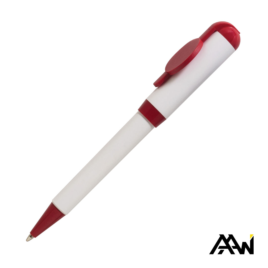 Jumbo VividPrint™ Billboard Twist White Pen - Colored Accent 3