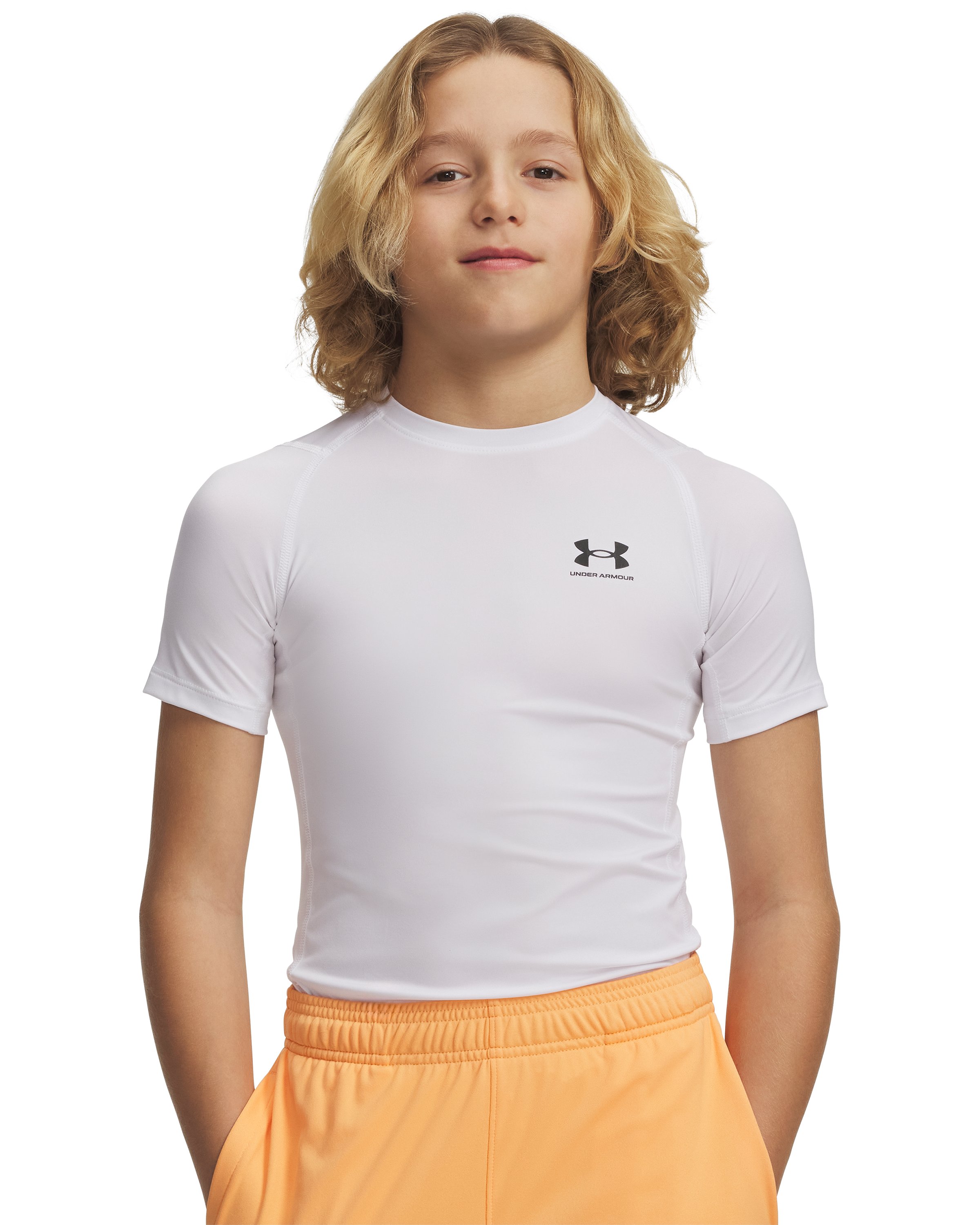HeatGear Armour Boys' Short Sleeve 9