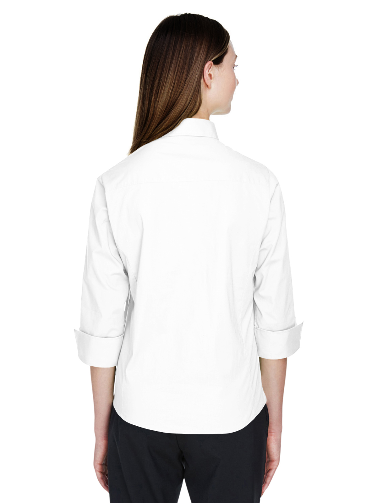 Blue Generation - Women's Pocketless 3/4-Sleeve Poplin Shirt 41