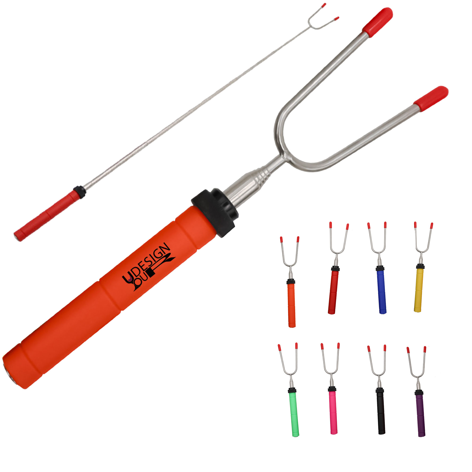Colorful Collapsible Bbq Grill Fork 2