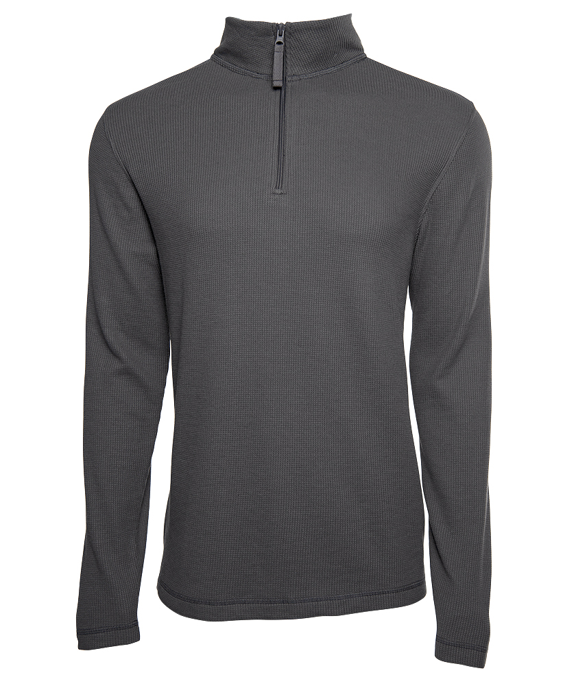 Men's Lightweight Waffle Quarter Zip Pullover 20