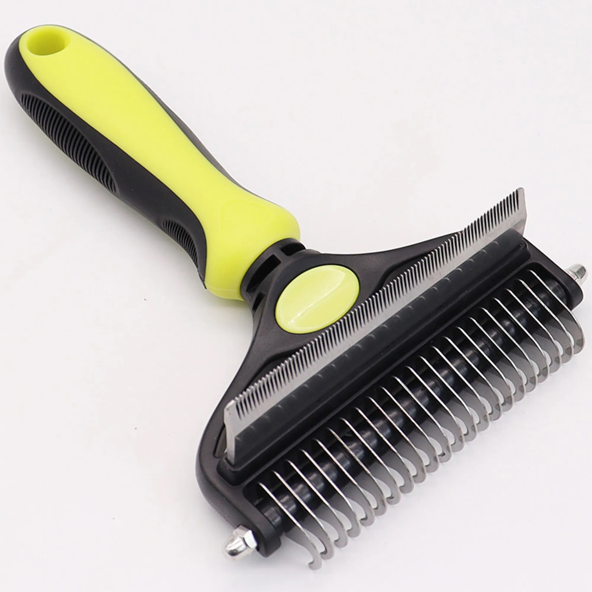 Dual Head Pet Grooming Brush For Detangling And Smoothing 1