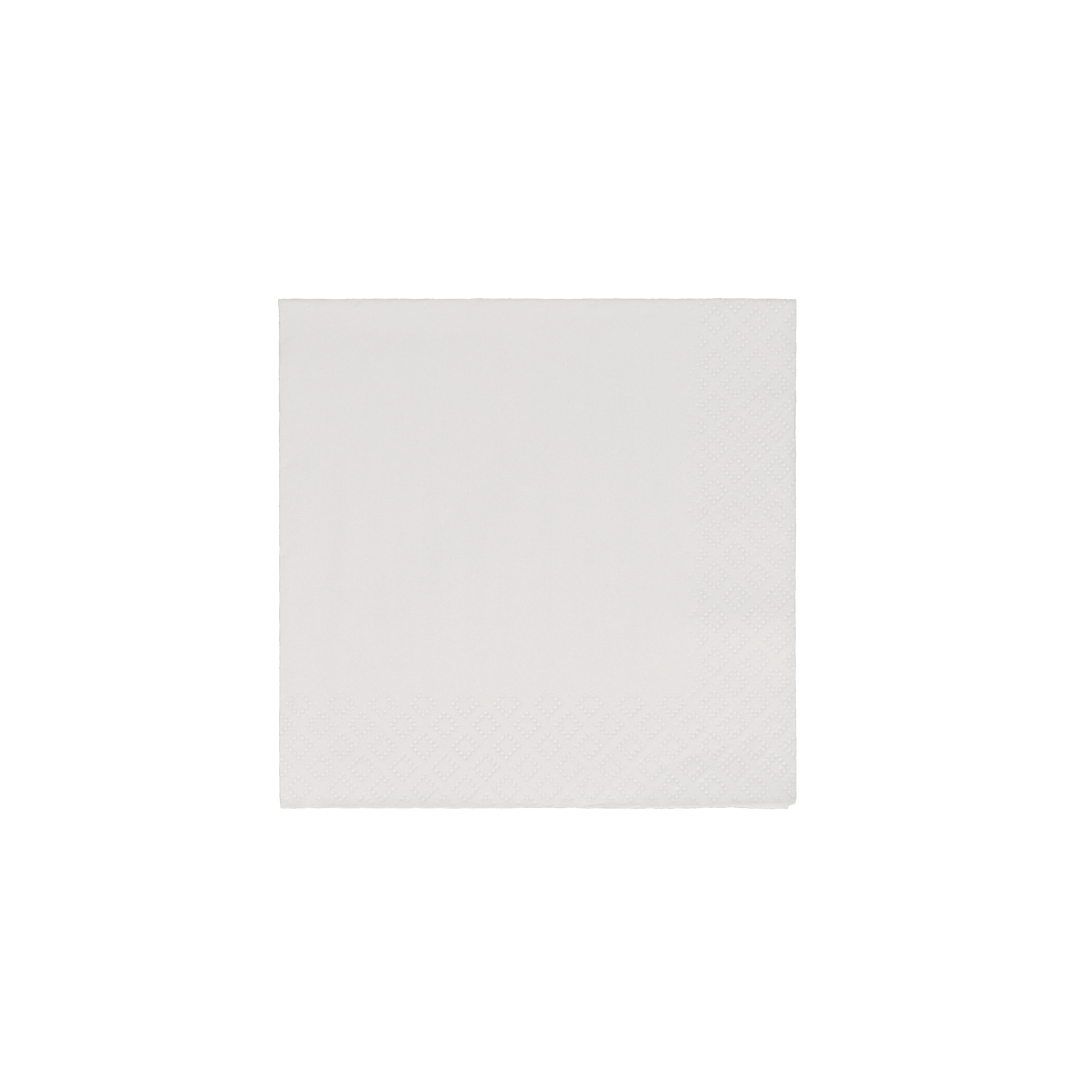 Beverage Napkin 3 Ply 1/4 Fold White Digital Print 2