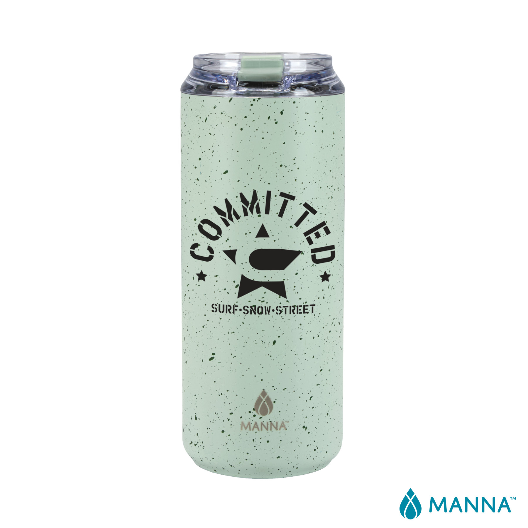 Manna™ Tall Boy 18 oz. Double Wall Stainless Steel Tumbler w/ Speckled Finish 1