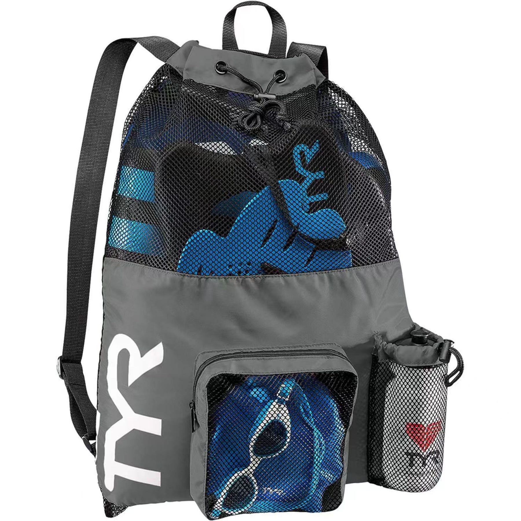 Large Mesh BackpackFor Beach&Travel&Wet Swimming&Gym and Workout Gear 9