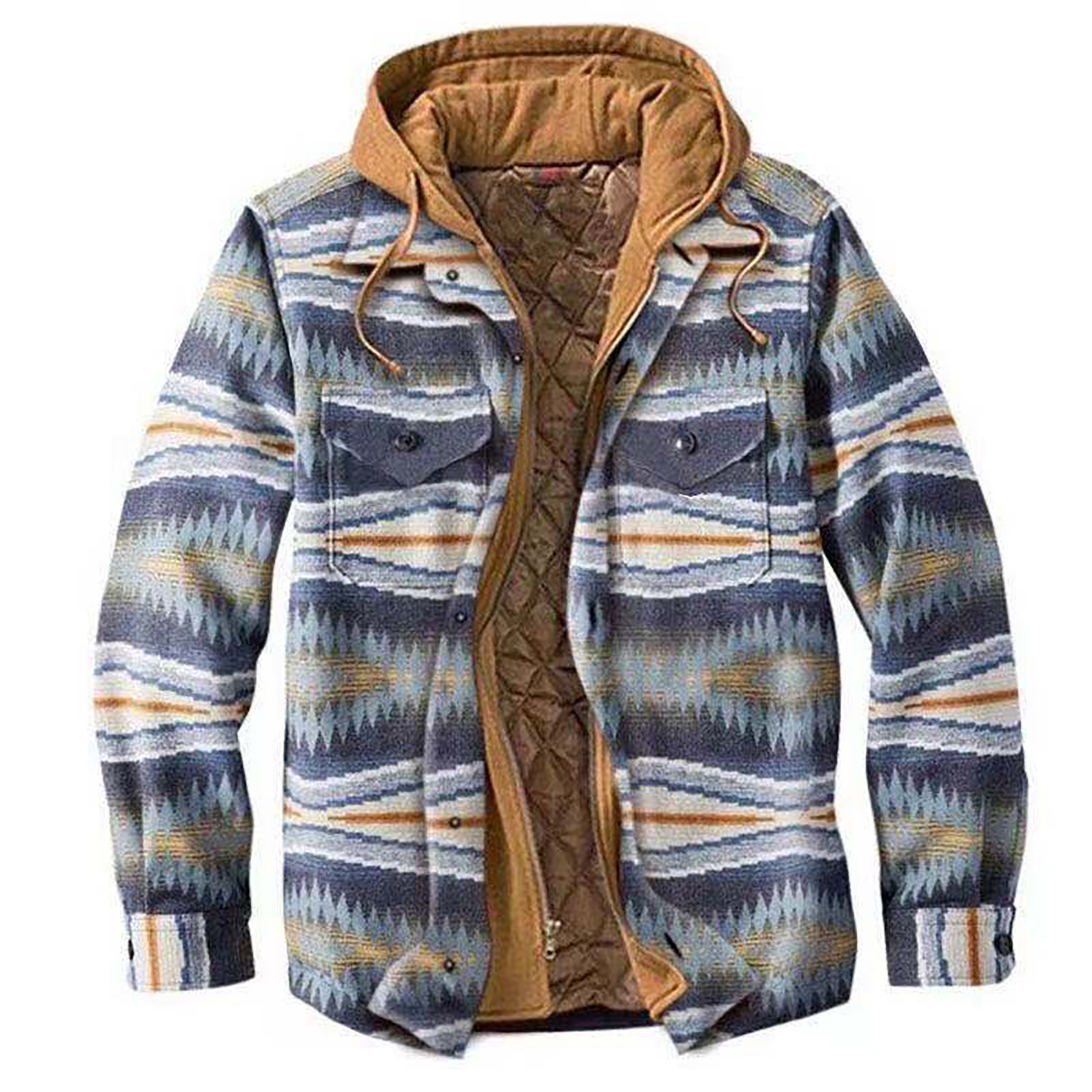 Plaid Cotton Hooded Jacket 16