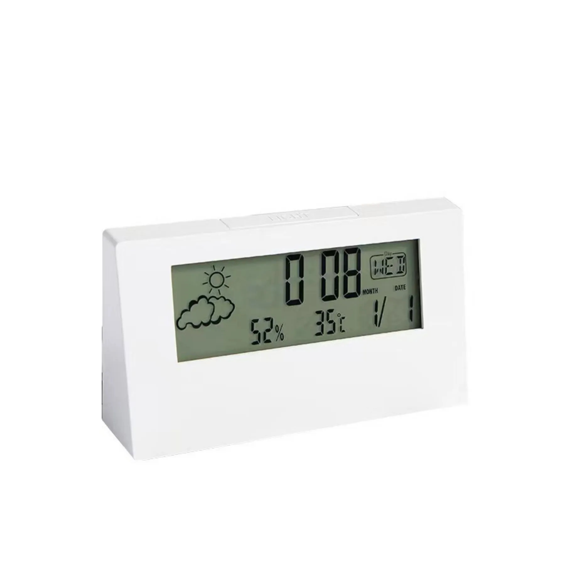 Large Display Desk Clock With Night Light 5