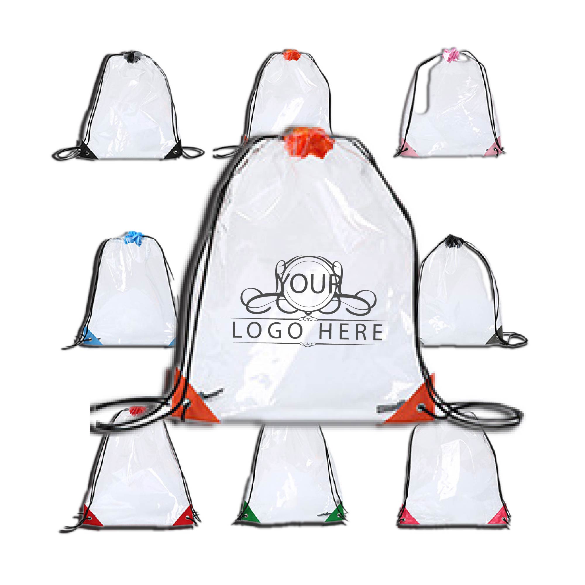Plastic Drawstring Backpacks 2
