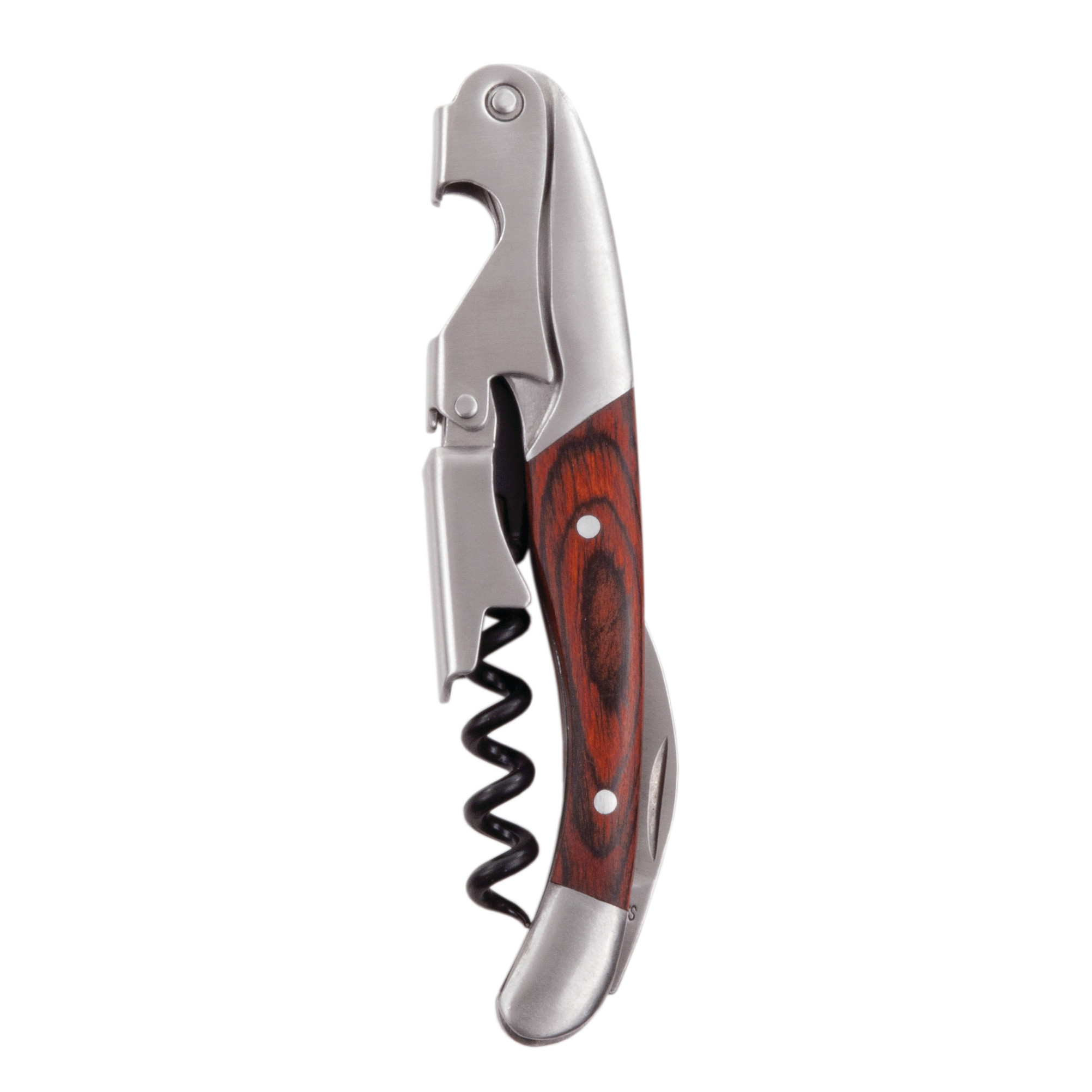 True® Spruce Double Hinged Corkscrew 12