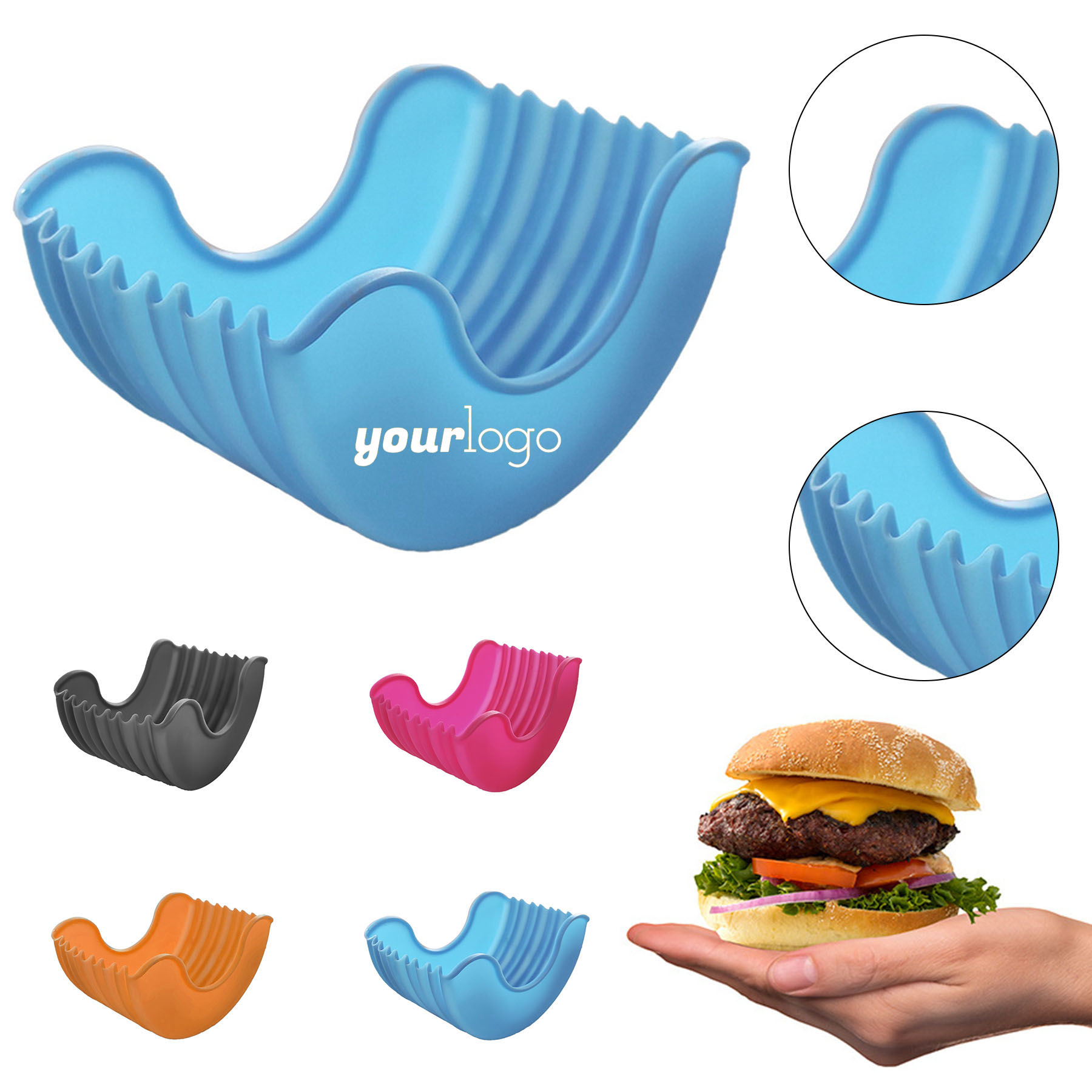 Silicone Burger Holder 2