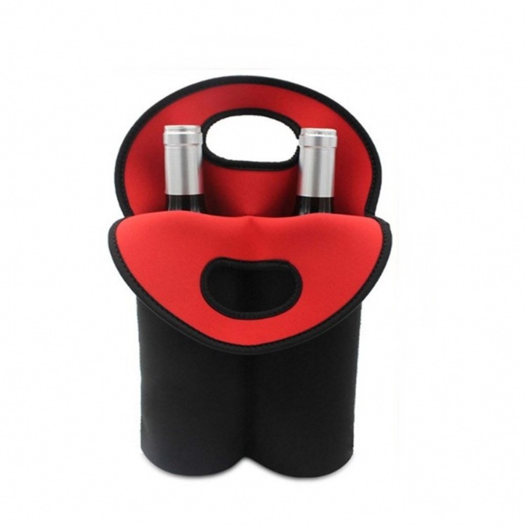 Neoprene Double Wine Tote Bag Cooler 5