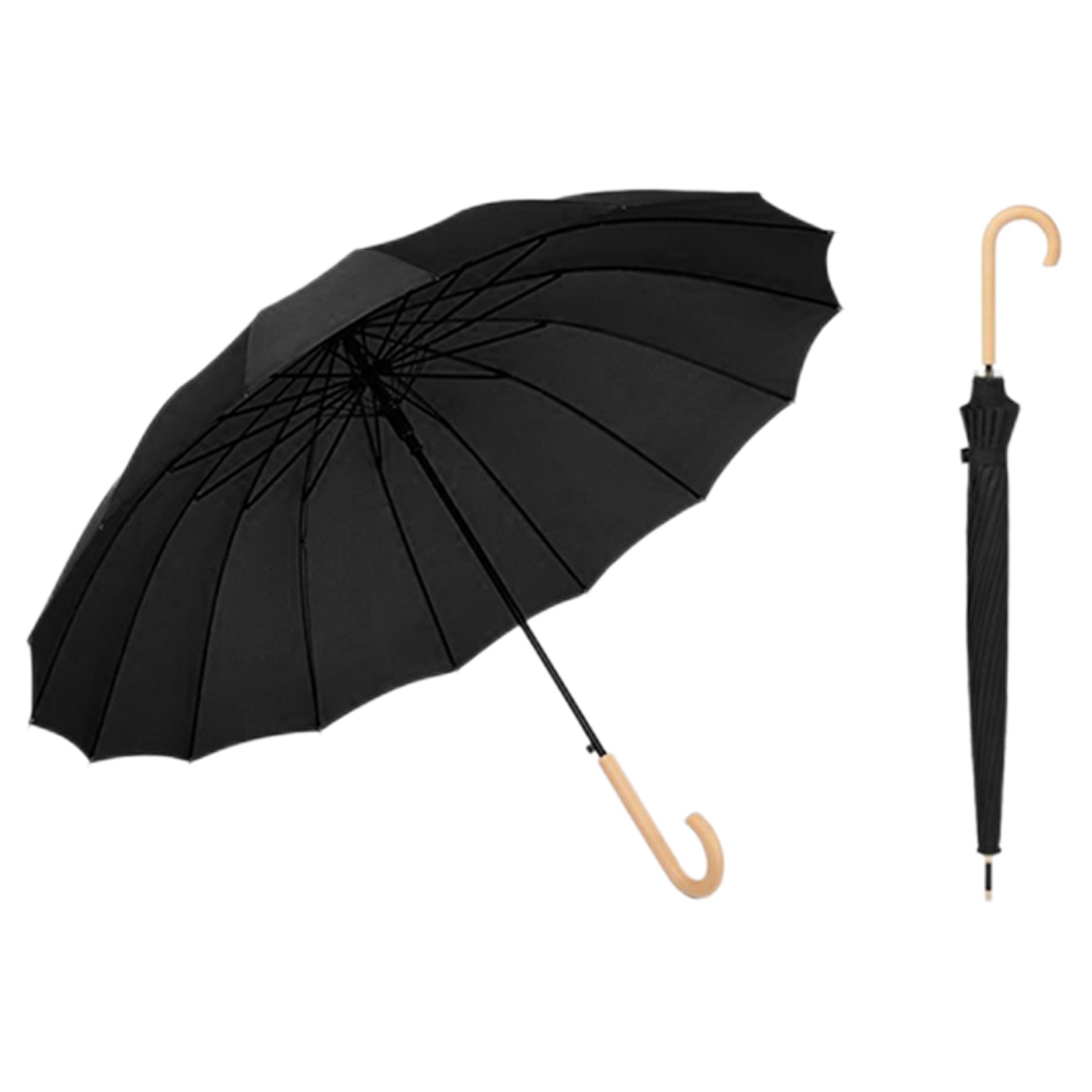Umbrella With Log Handle 9
