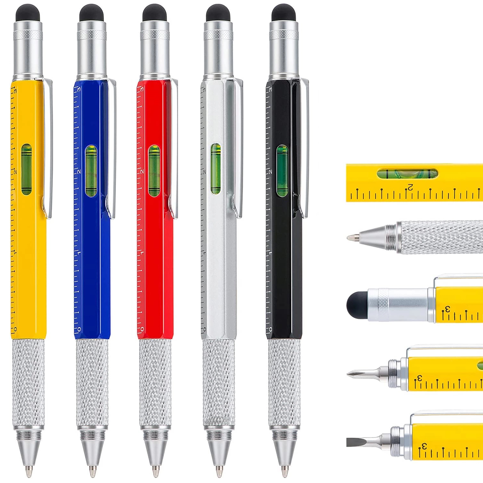 MOQ 50pcs 6 in 1 Multifunction Ball Pen