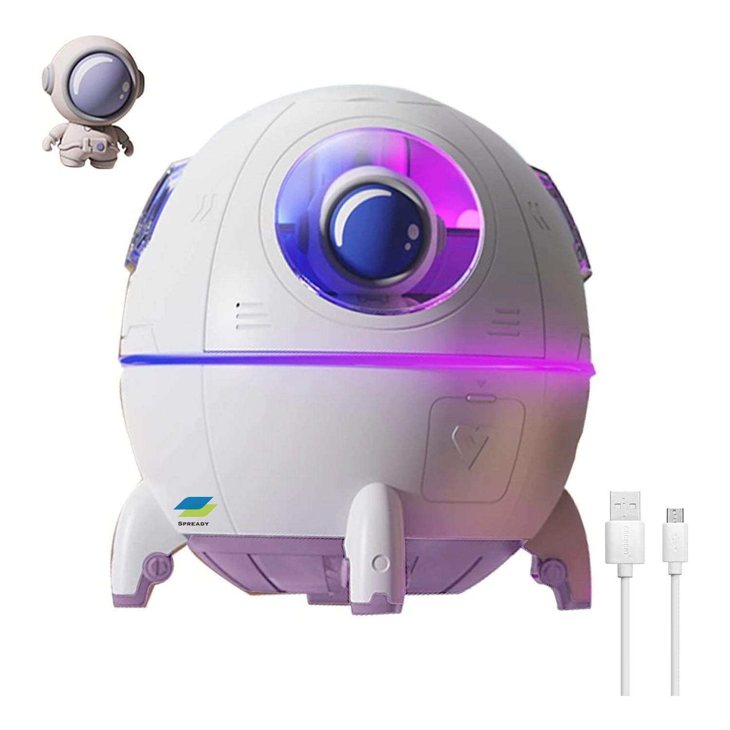 Portable Mini 220Ml Astronaut Desk Humidifier 5