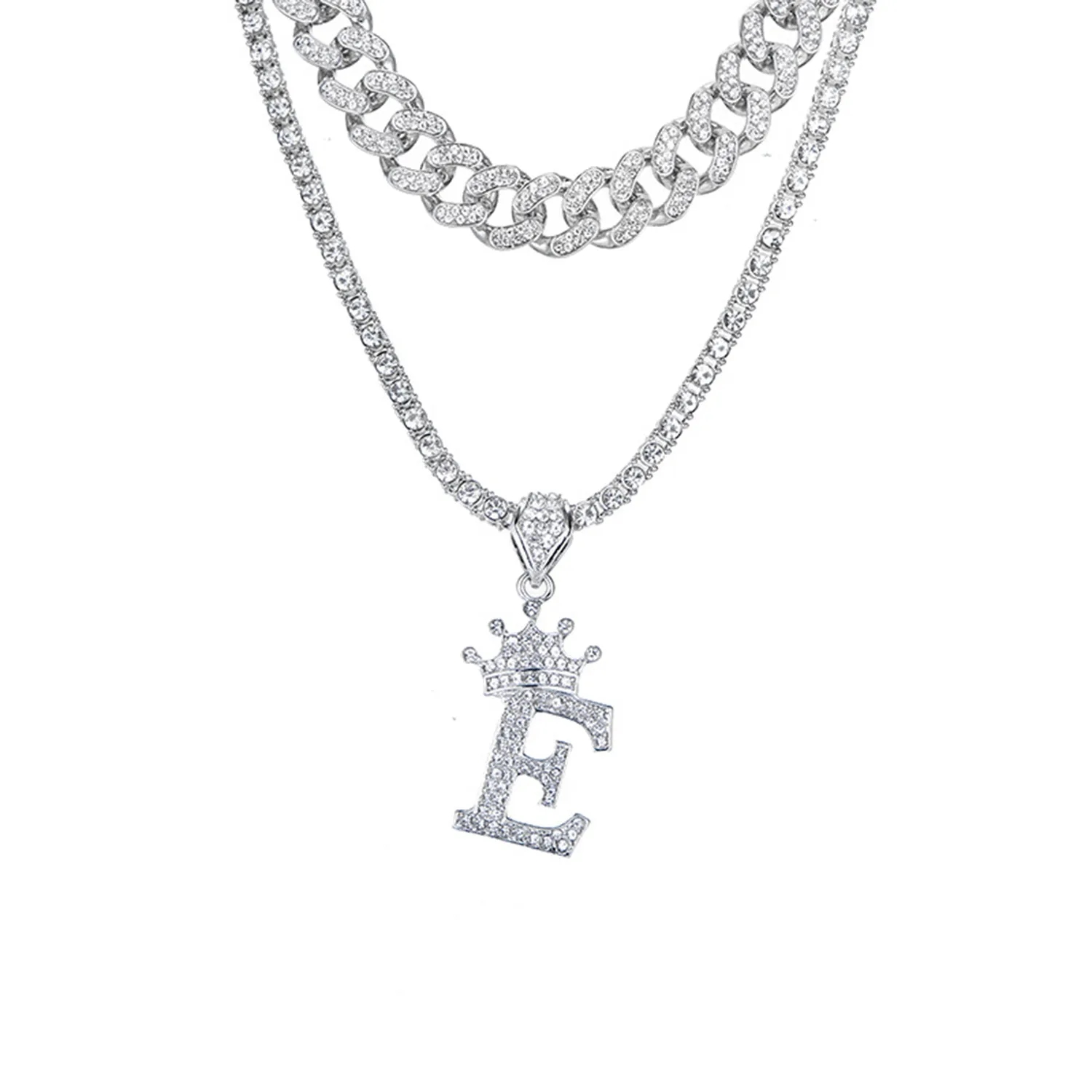 Crown 26 English Pendant Multi Layer Chain Set 5