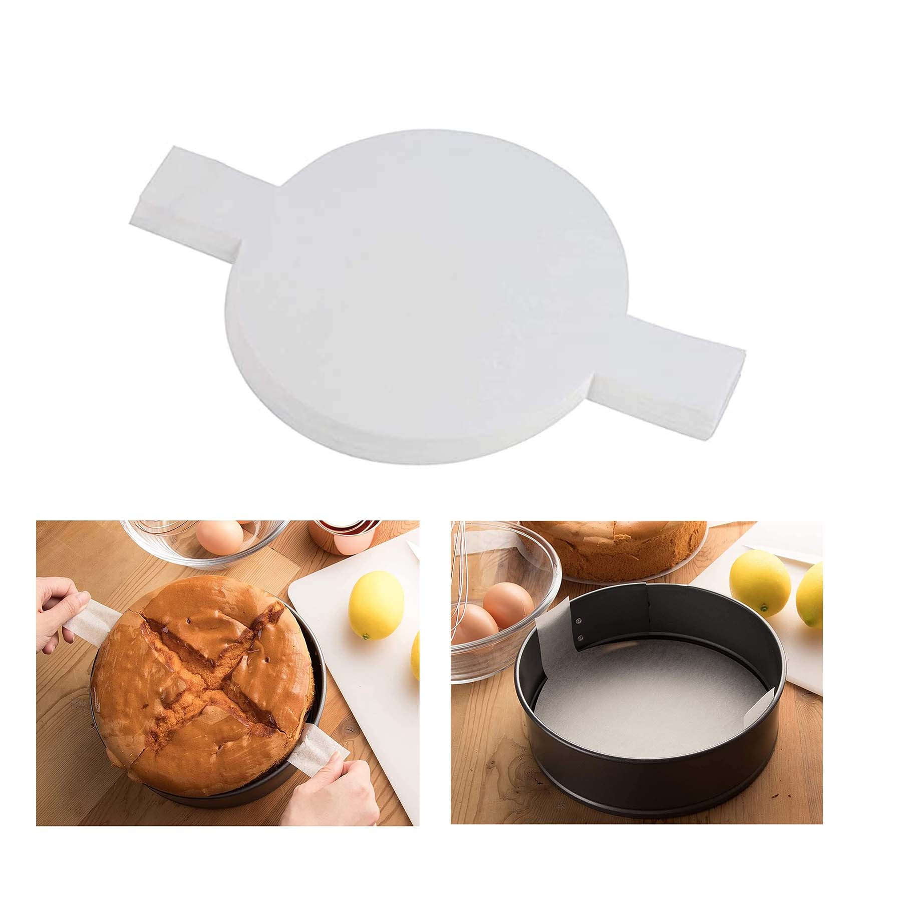 100 Counts Round Baked Parchment Paper 3