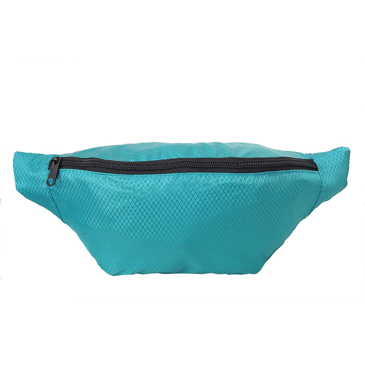 Waterproof Ribstop Waist Fanny Pack w/ 2 Zippers, 13"W x 6"H 8