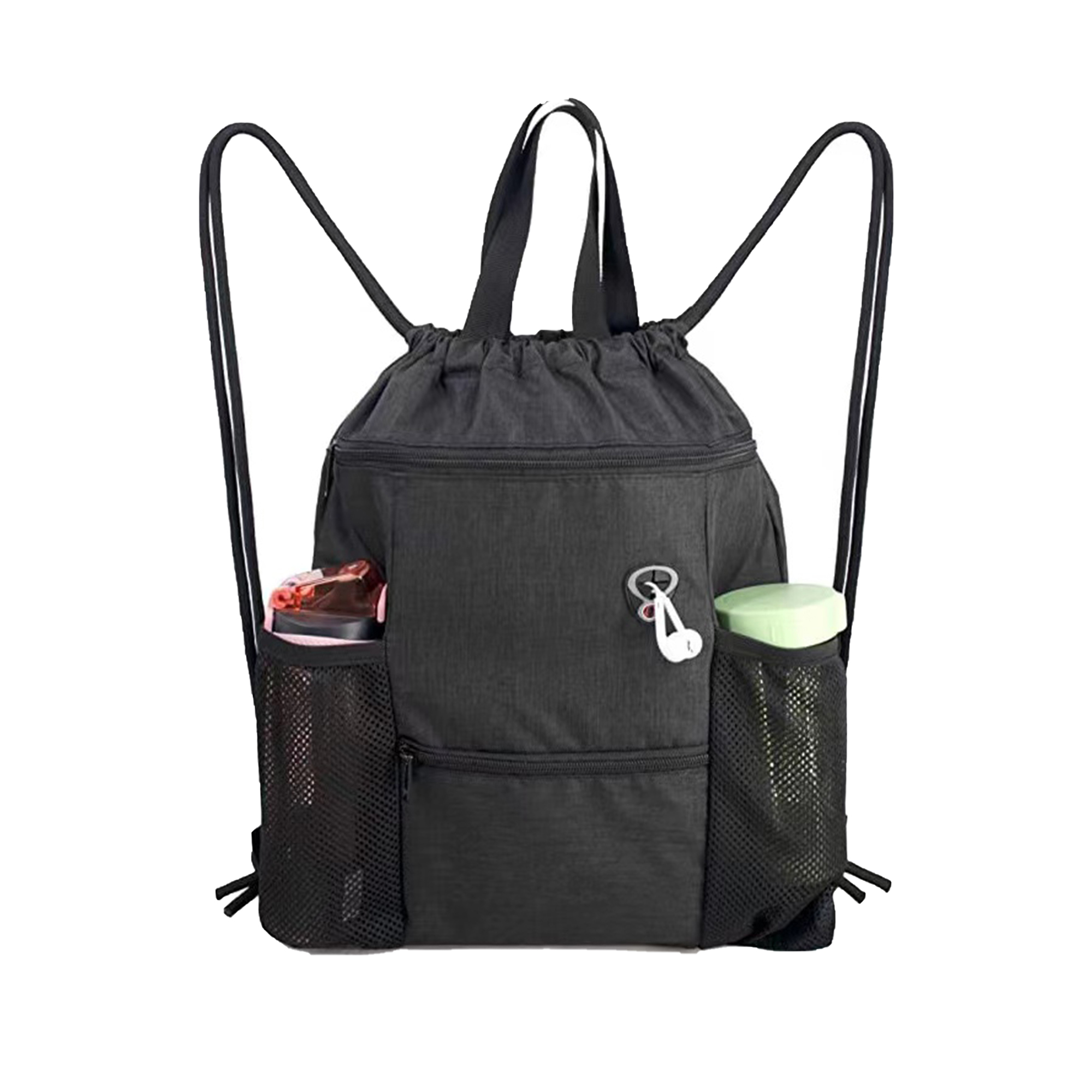 Drawstring Gym Sports String Cinch Bag 2