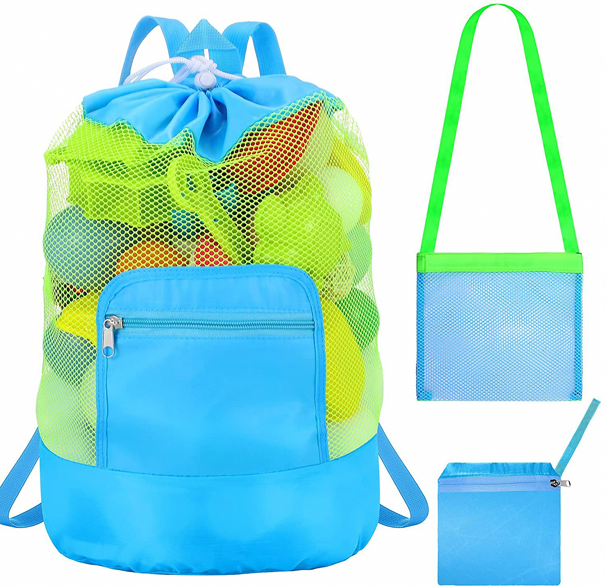Kids' Beach Toy Mesh Backpack 3