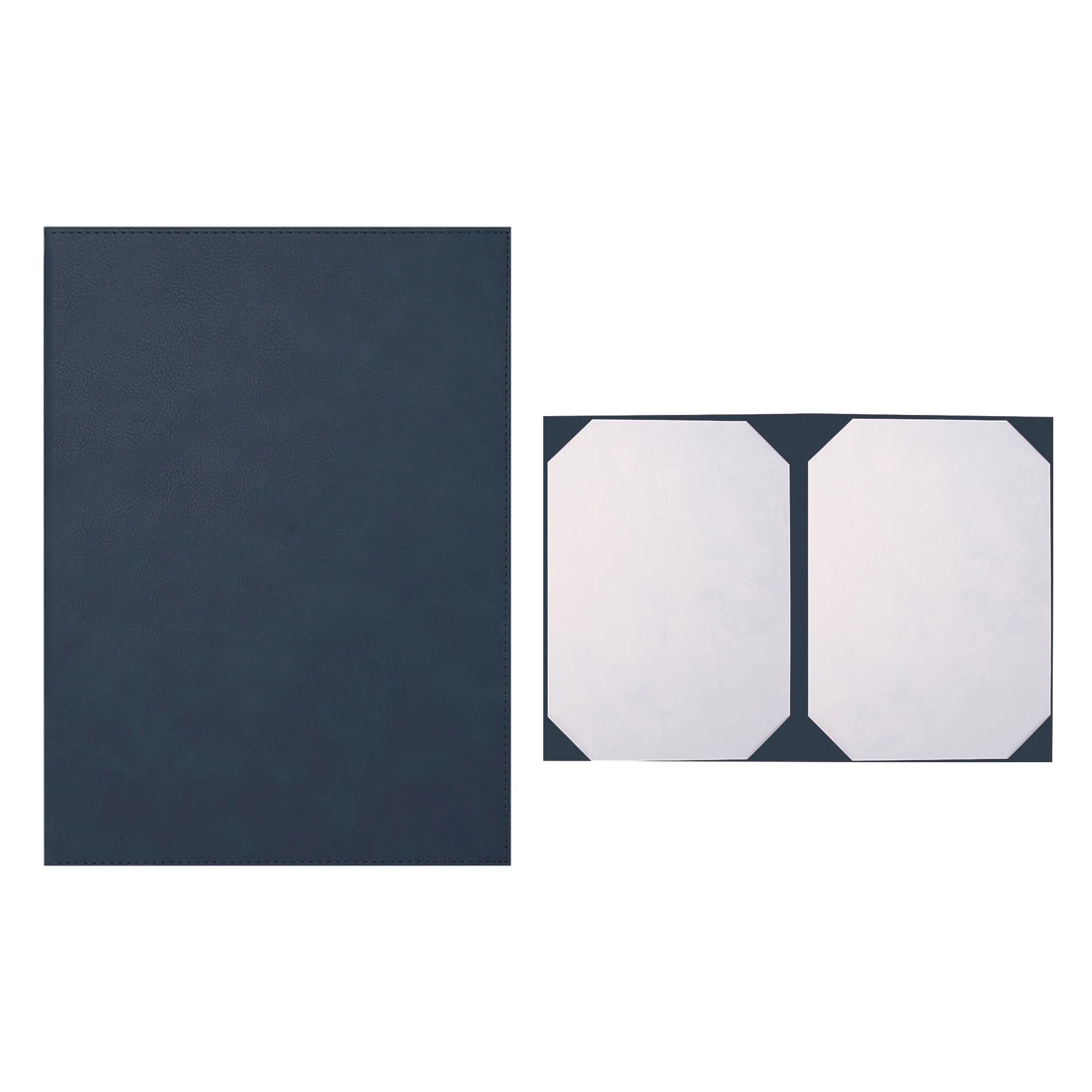 PU Leather A4 Award Certificate Folder with Embossed Lining 5