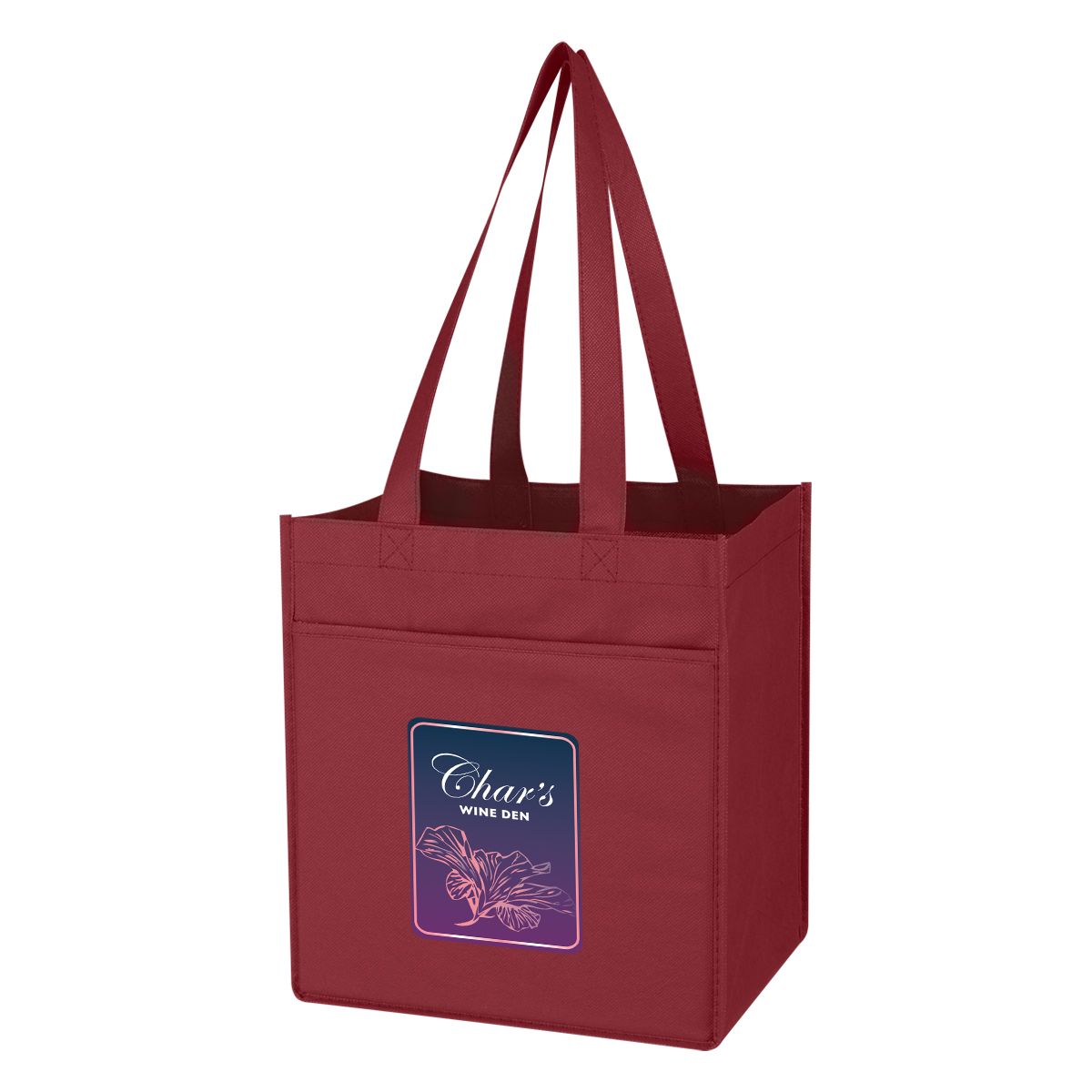 Non-Woven 6 Bottle Wine Tote Bag 2