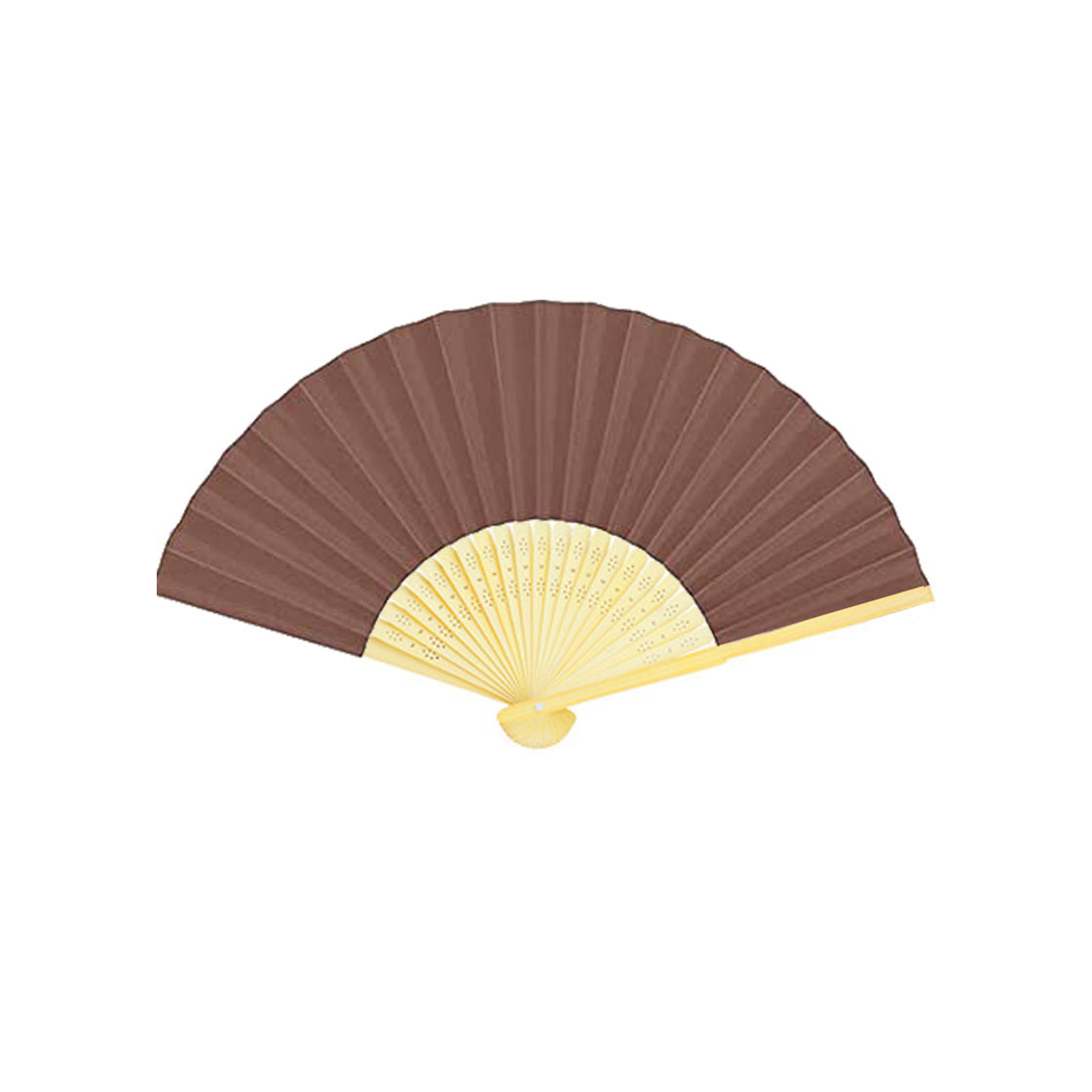 Paper Folding Hand Fan With Bamboo Frame 14