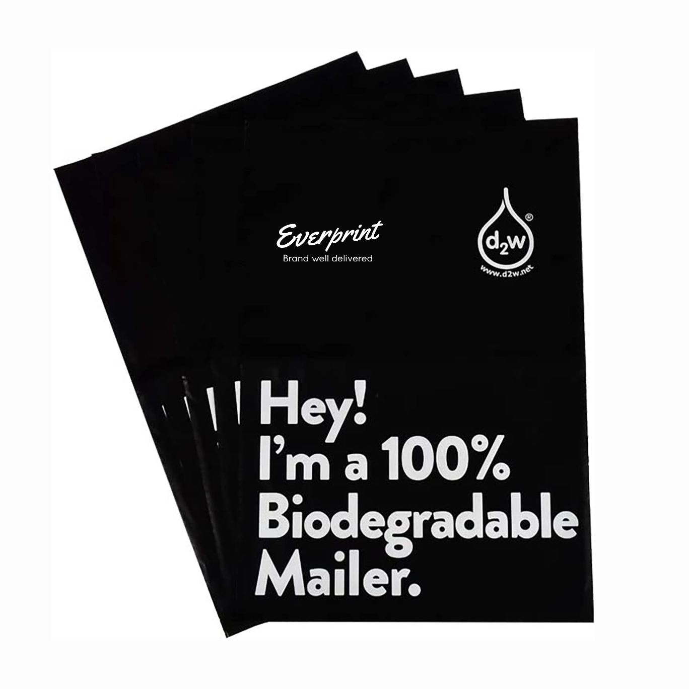 11.8" x15.7"Custom 100% biodegradable Recycled Mailer Bag 2