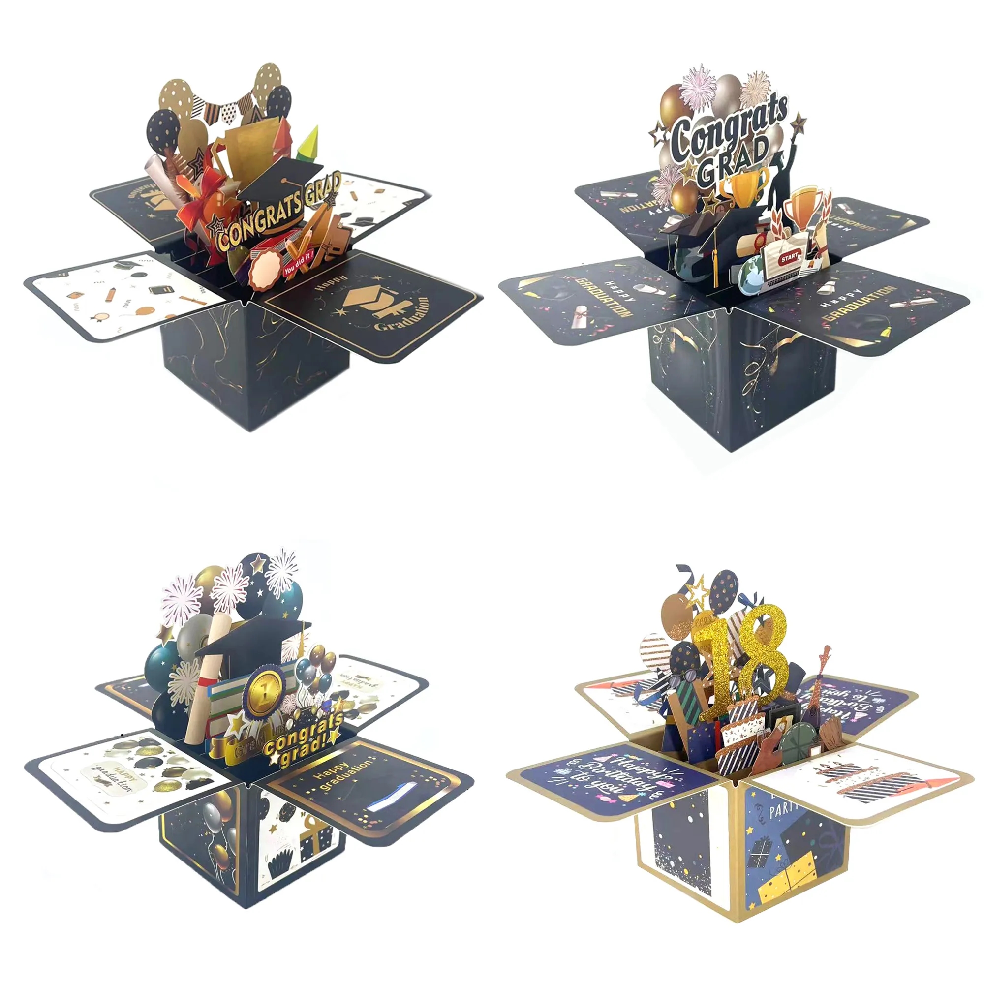Holiday Stereoscopic Greeting Card Box MOQ 50PCS 4