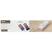 Hue 5000 mAh Power Bank with Multi Tips 68