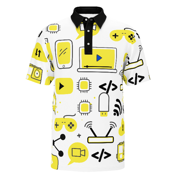 Men's Polo Shirt. Custom Sublimated 5